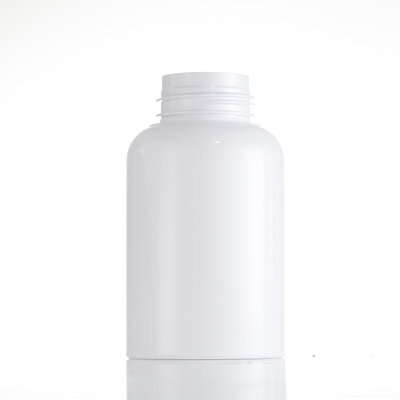 бутылка 500ml 200ml бежевая круглая пластиковая для косметик