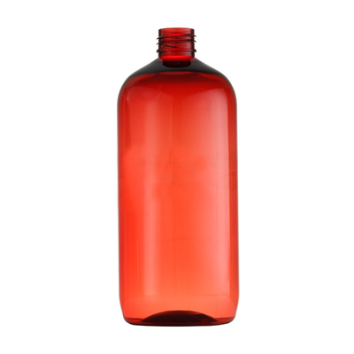 Красный материал бутылки прозрачной пластмассы/рта 24mm/Plastic бутылки можно использовать для PET/PP/PCR