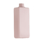 Бутылка квадратного порошка вишневого цвета пластиковая для косметического упаковывая 400ml